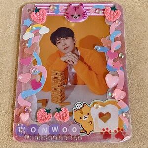 New Cute Stickers Decor Top Loader Photo Card Holder Wonwoo.